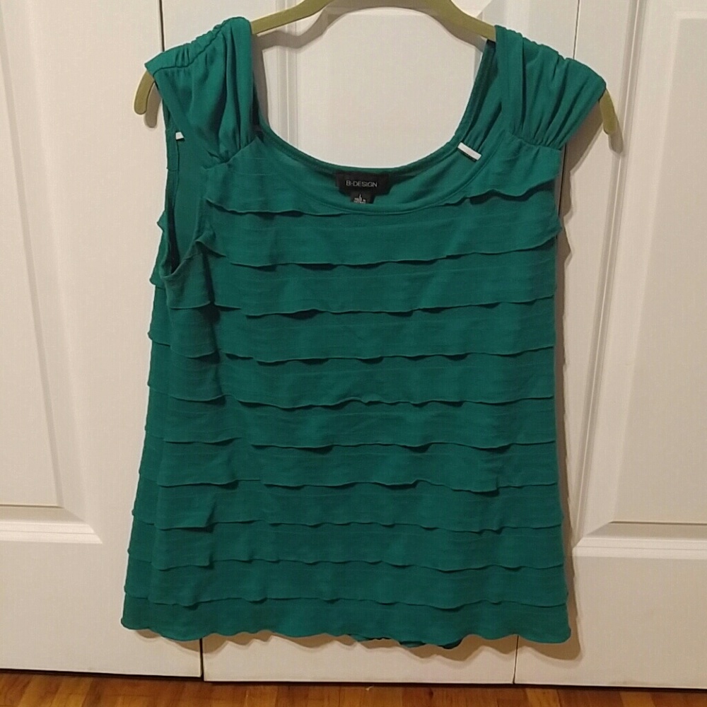 Ruffled Business Tank